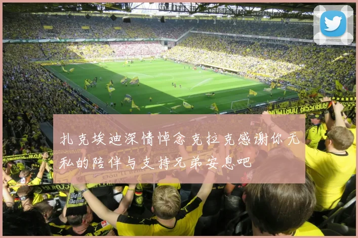 扎克埃迪深情悼念克拉克感谢你无私的陪伴与支持兄弟安息吧